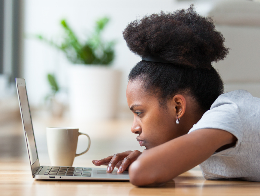Woman on laptop